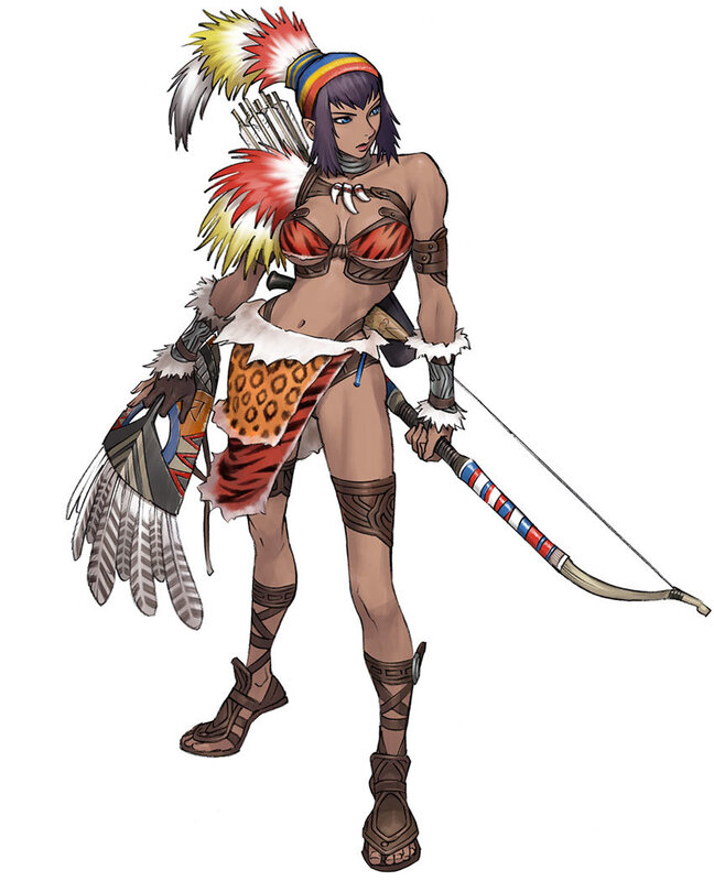 tribal archer warrior