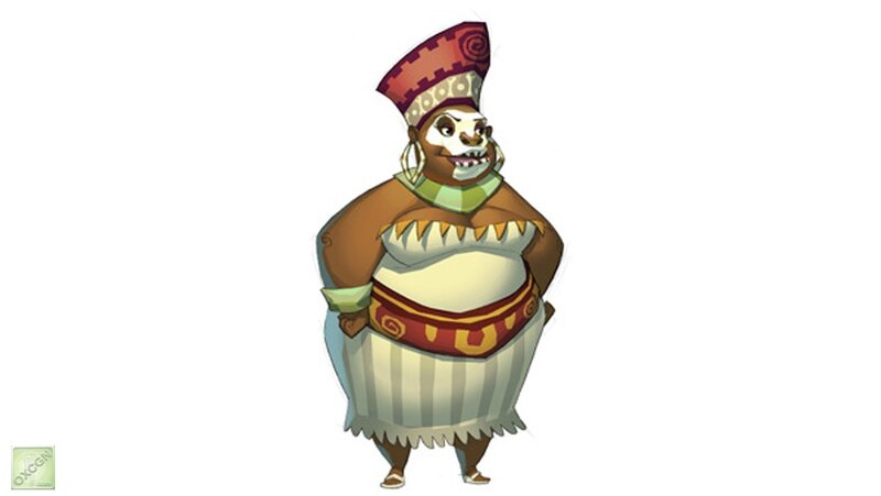 tribal chief character design