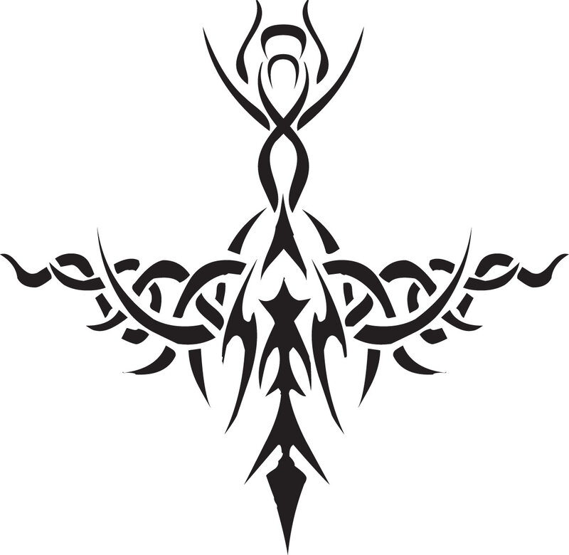 tribal cross design