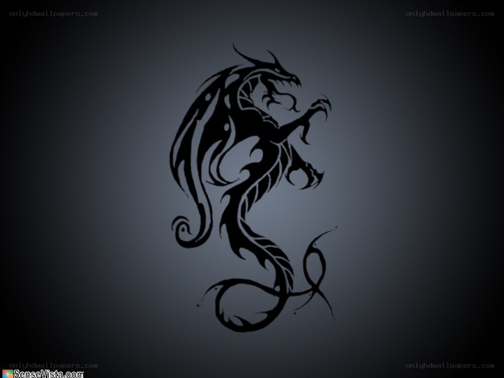 tribal dragon design