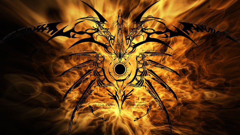 tribal dragon emblem