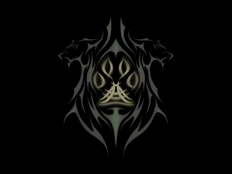 tribal lion emblem