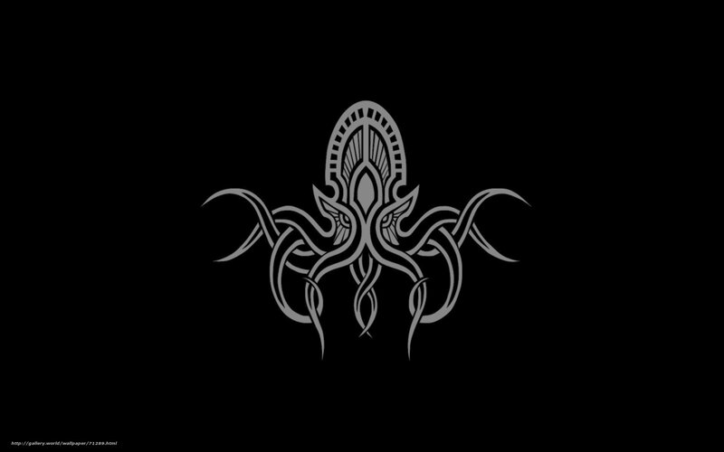 tribal octopus design