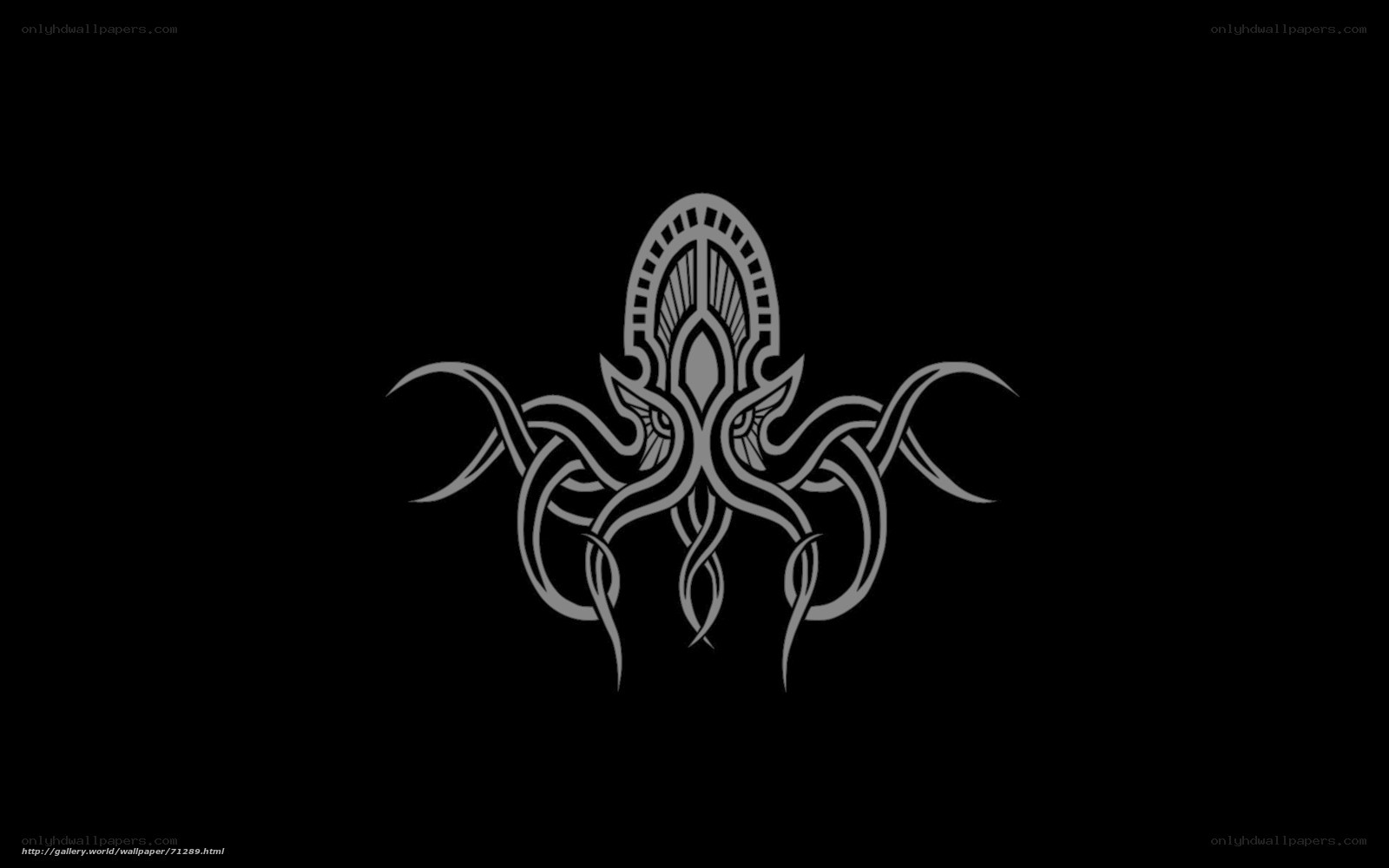 tribal octopus design
