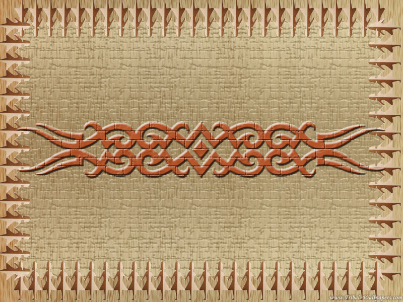 tribal pattern on textured background