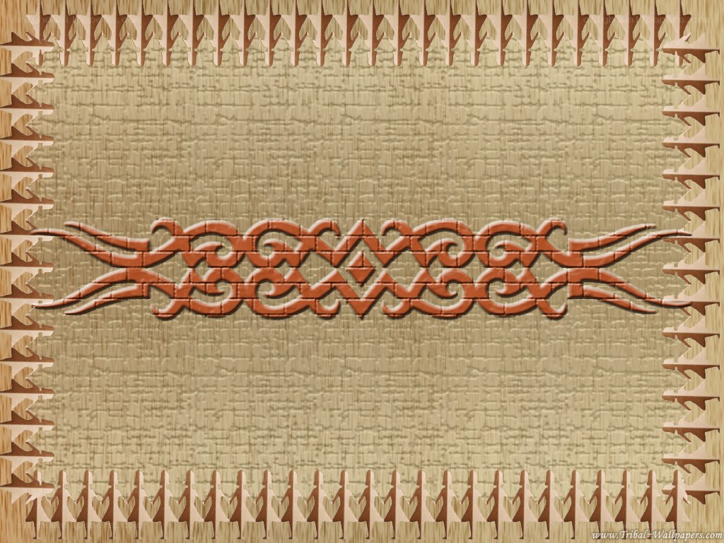 tribal pattern on textured background