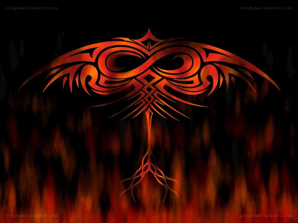 tribal phoenix symbol