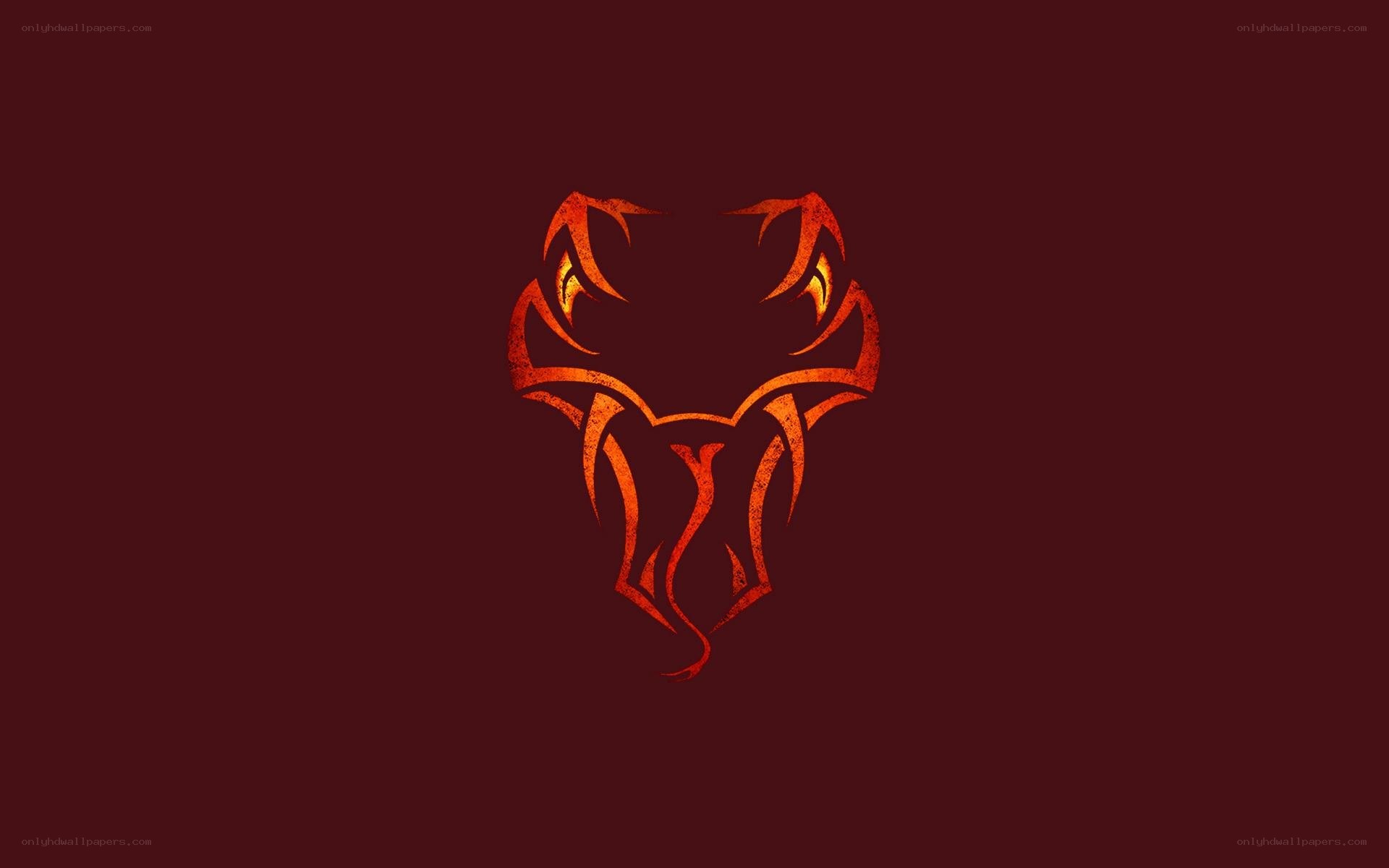 tribal snake head design