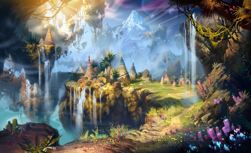 Tribal Village on Cliff