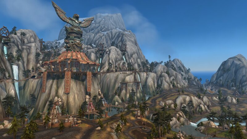 Tribal Village on Mountain