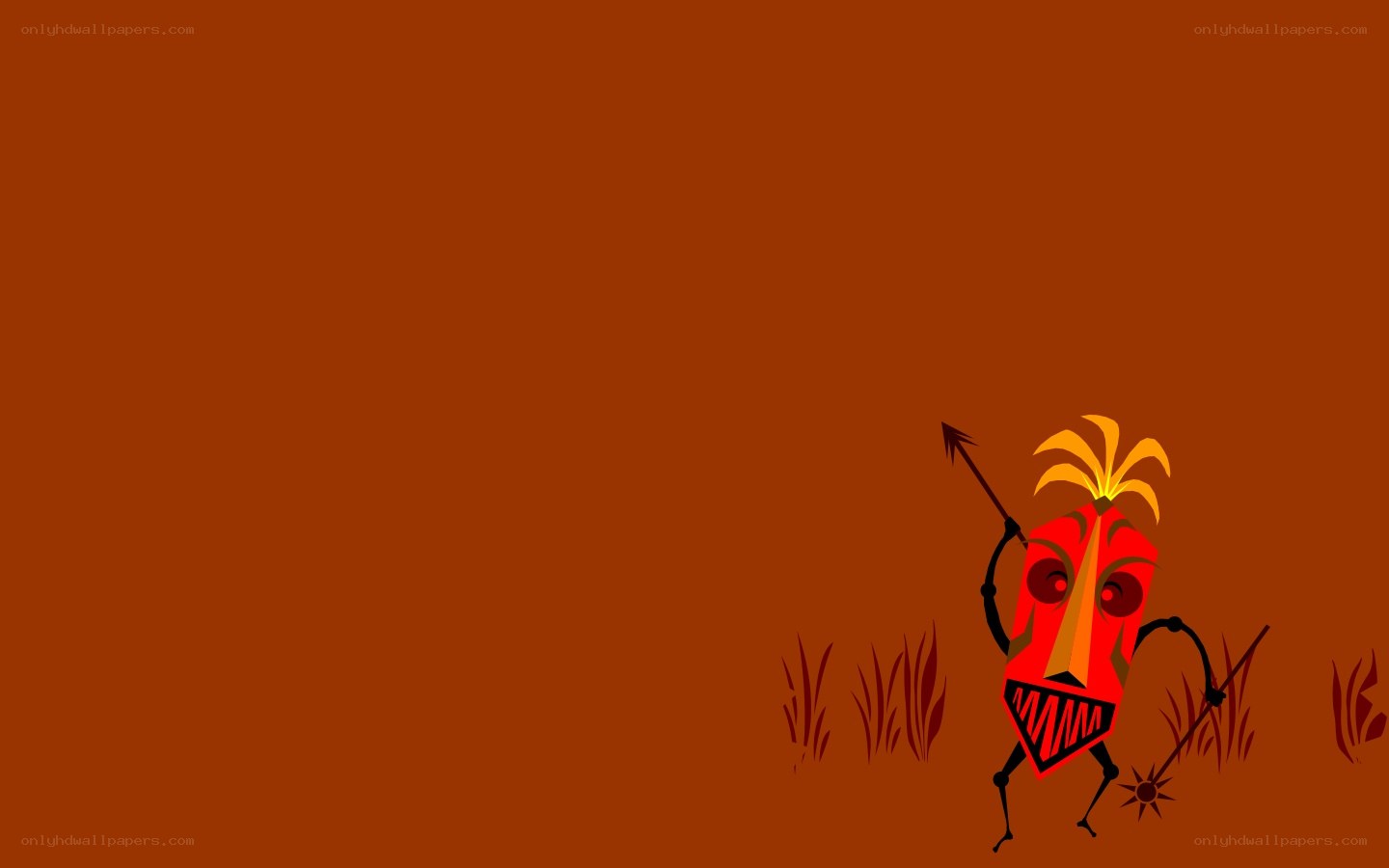 tribal warrior character