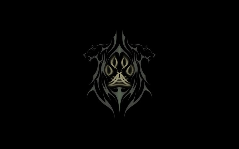 Tribal Wolf Design