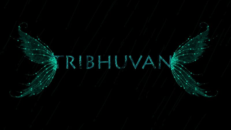 Tribhuvan with glowing wings