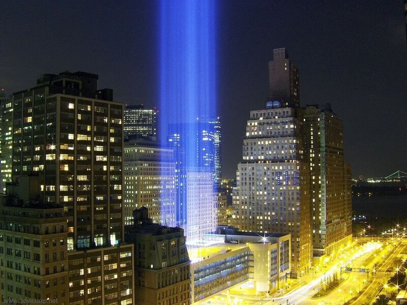 Tribute lights in New York City