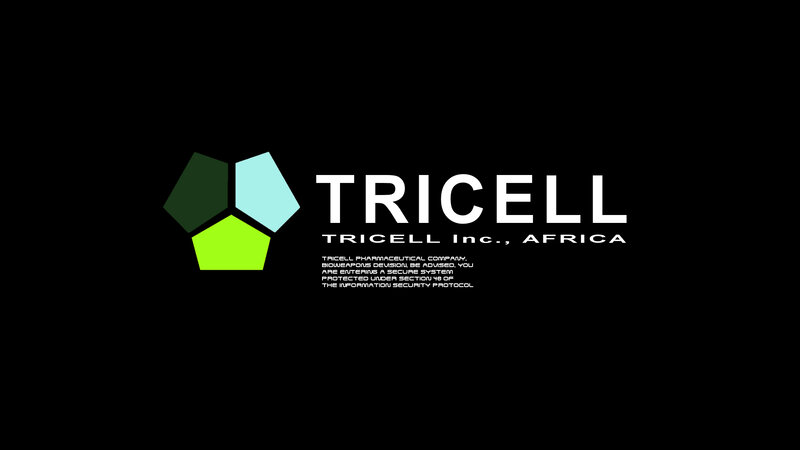 Tricell logo and security notice
