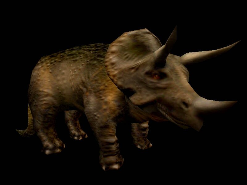 Triceratops Dinosaur — Brown