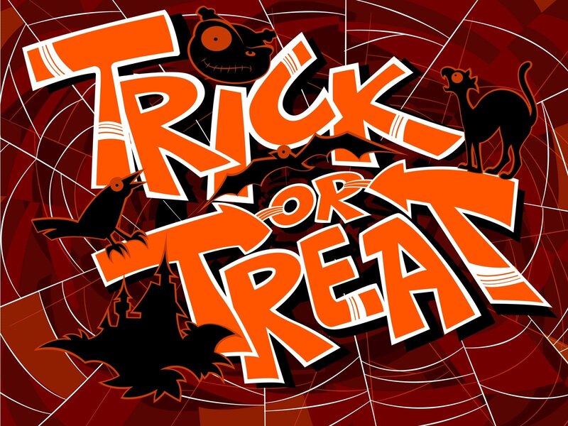 Trick or Treat Halloween graphic