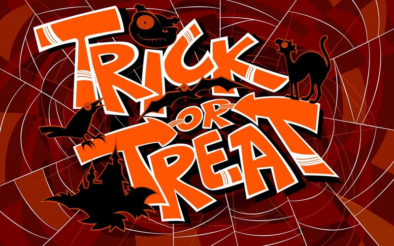 Trick or Treat Halloween graphic