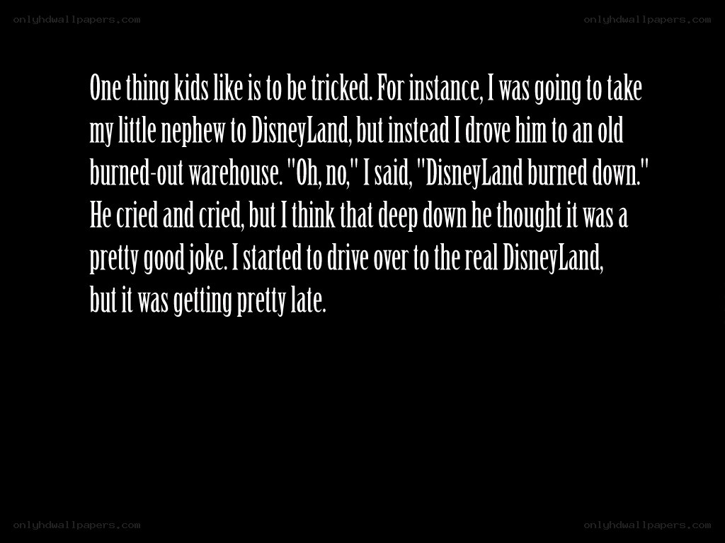 tricking a kid with a joke