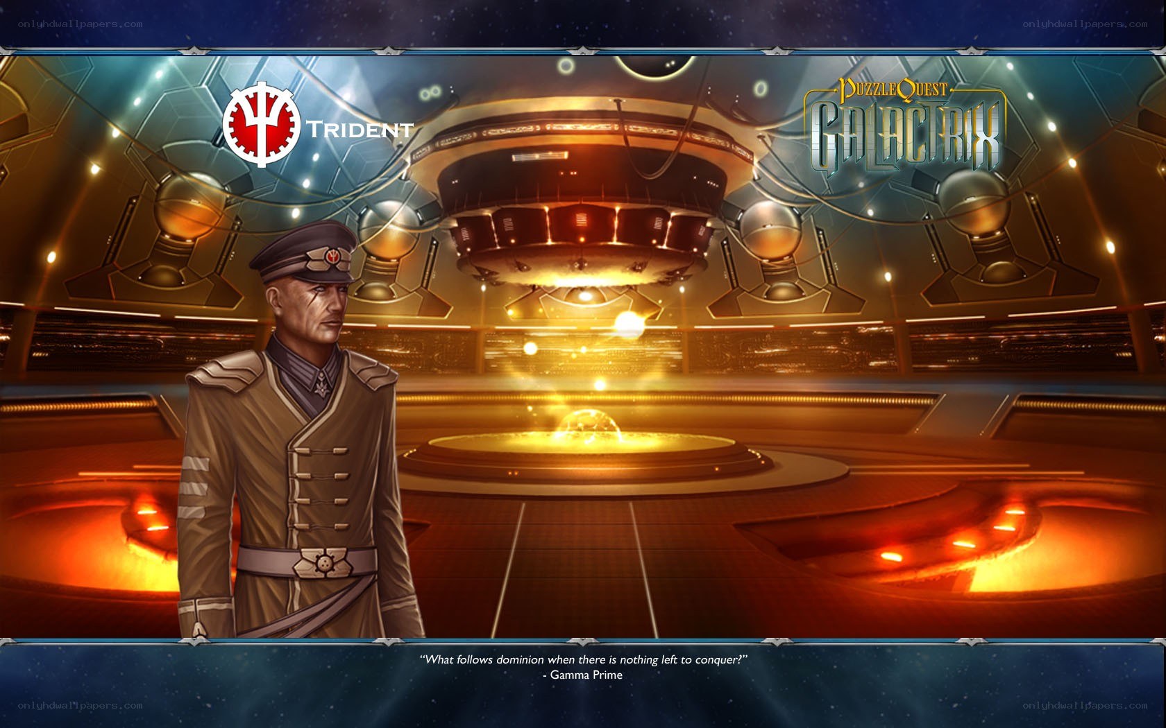 Trident Commander in Space Station