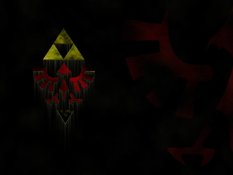 Triforce and Ganon symbols
