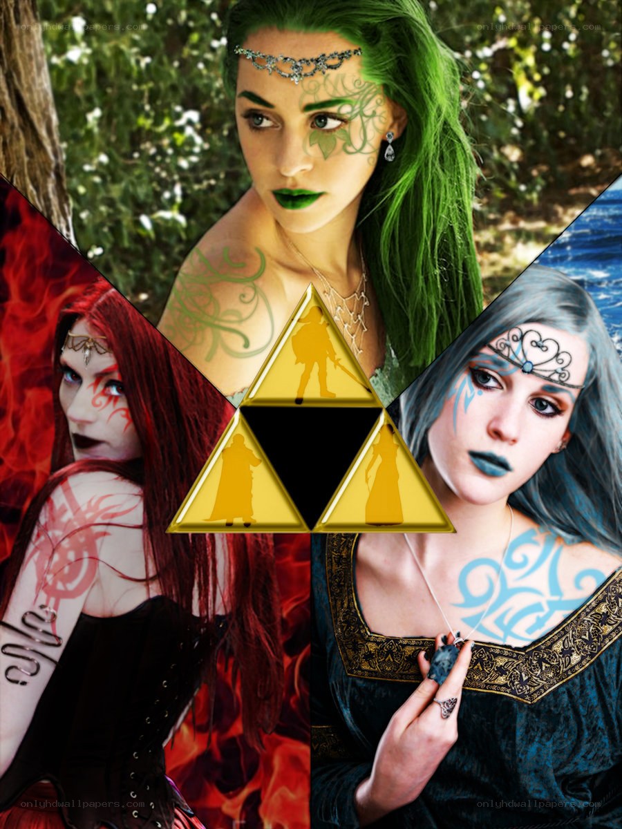 Triforce characters collage