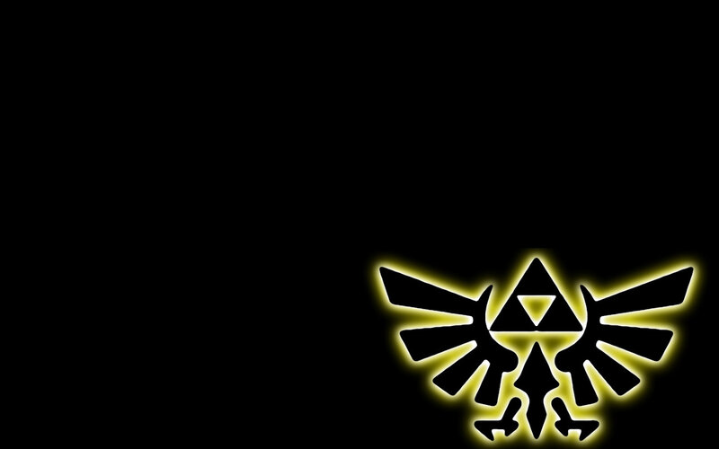 Triforce symbol glowing