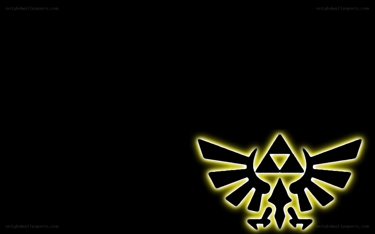 Triforce symbol glowing