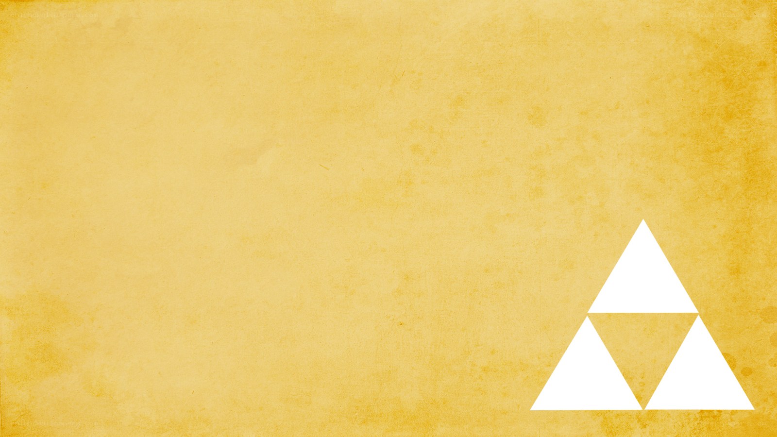 Triforce symbol on parchment