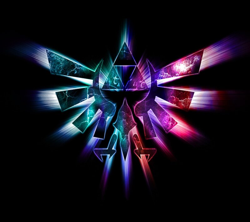 Triforce Symbol — Purple