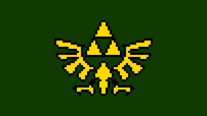 Triforce Symbol — Yellow