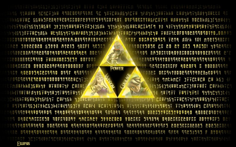 Triforce with Characters