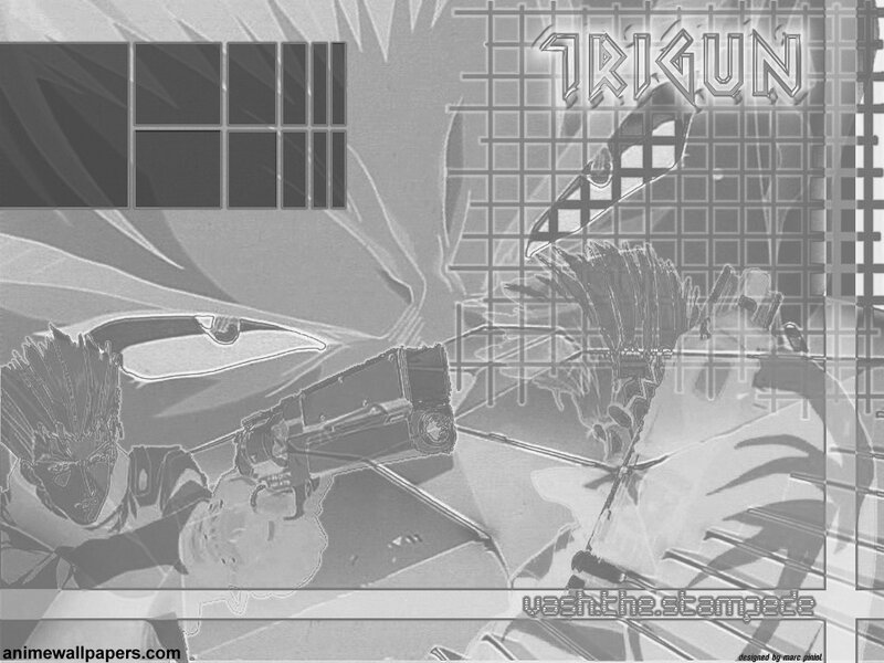 Trigun anime action scene