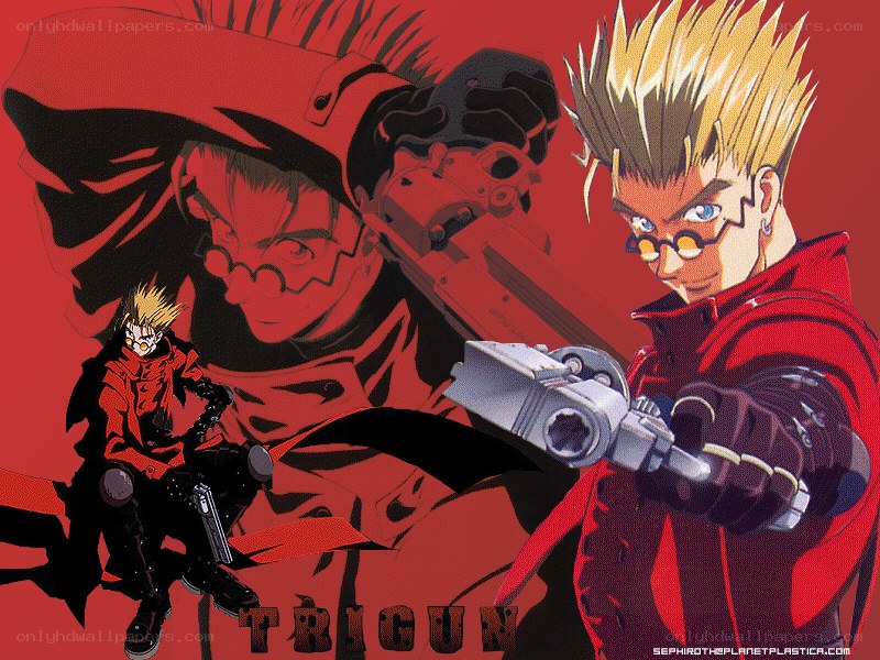 Trigun anime character art