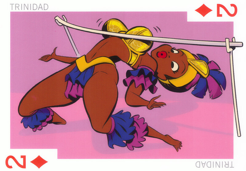 Trinidad card illustration