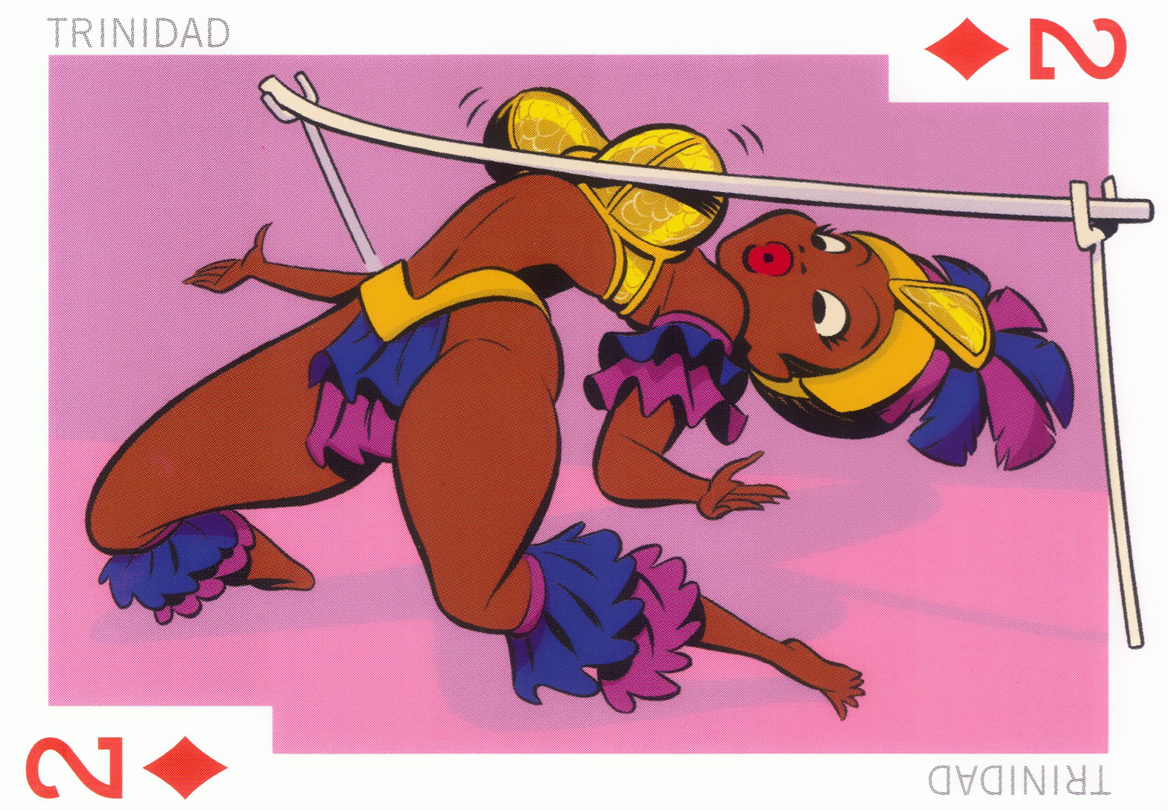 Trinidad card illustration