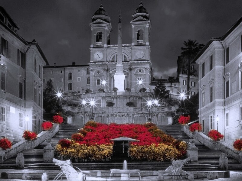 Trinita Dei Monti Church — Red