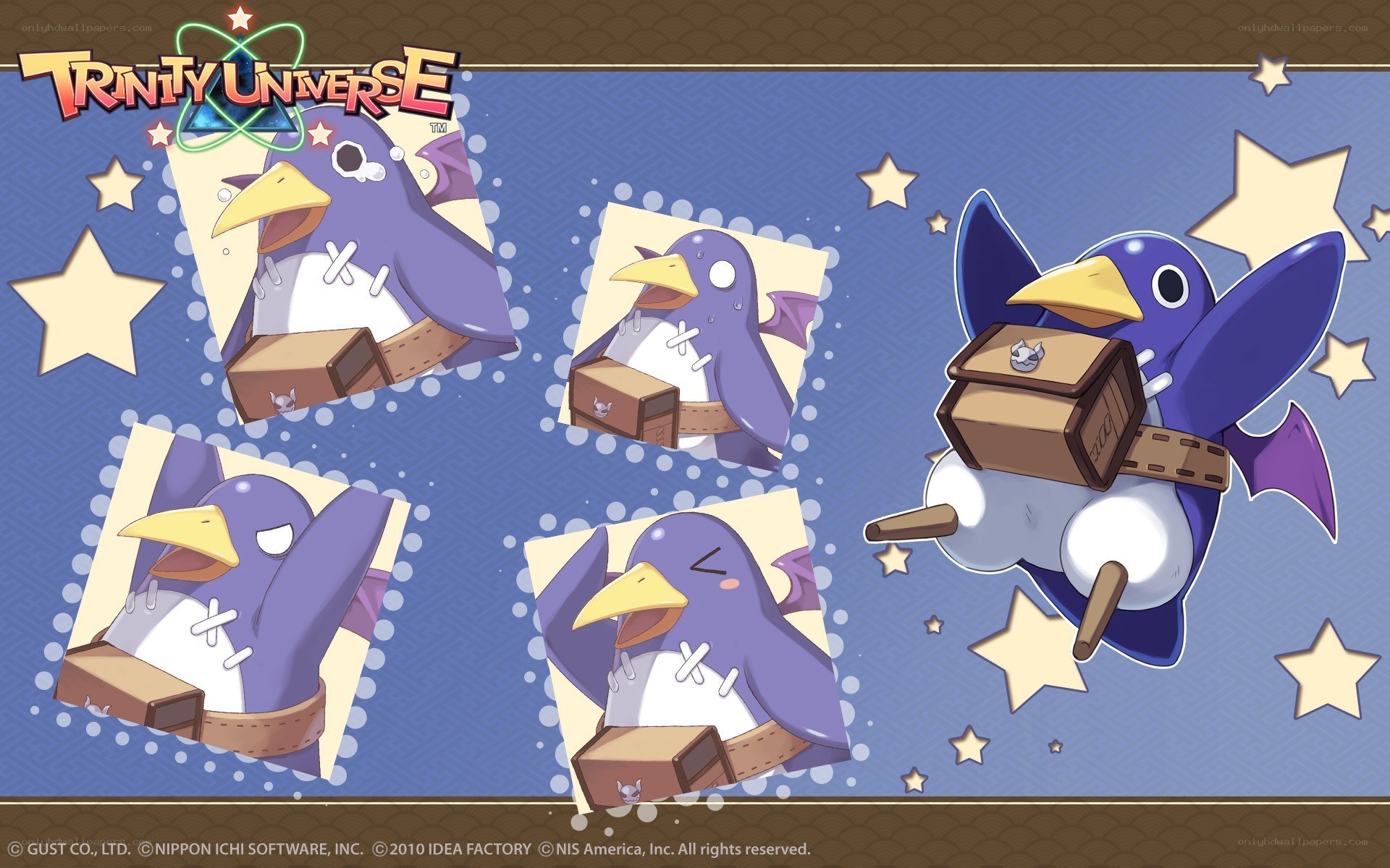 Trinity Universe penguin character art