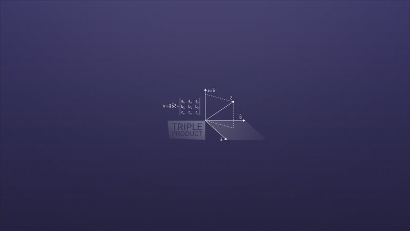 Triple product vector diagram