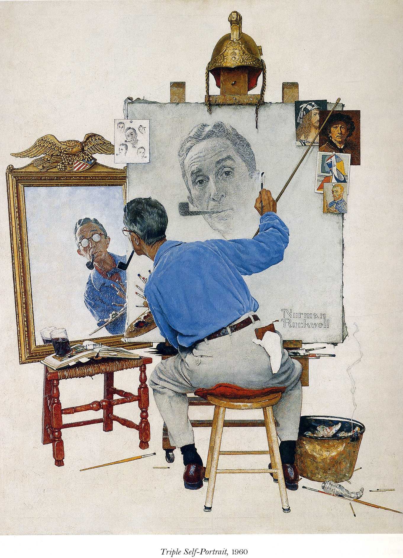 Triple Self-Portrait