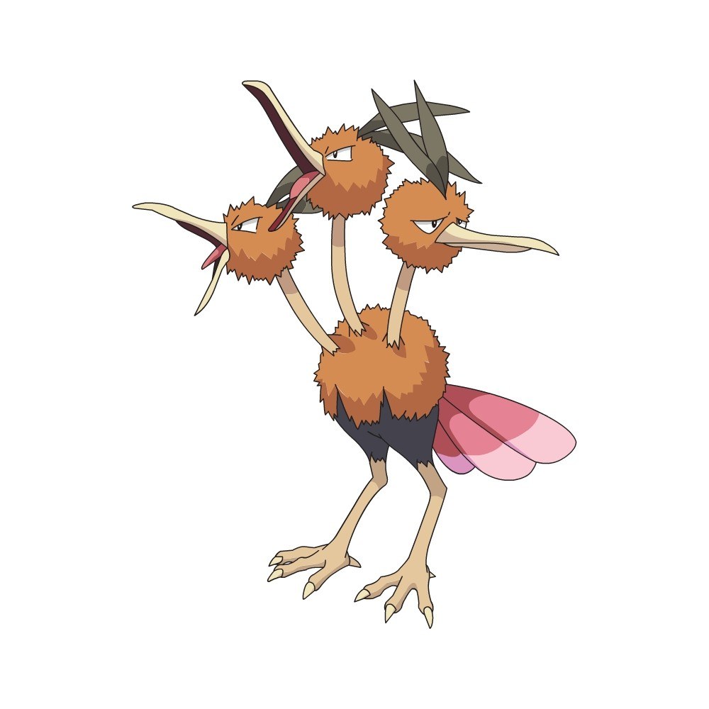 Triplet bird Pokémon