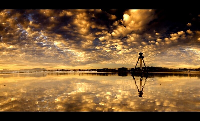 Tripod on Beach