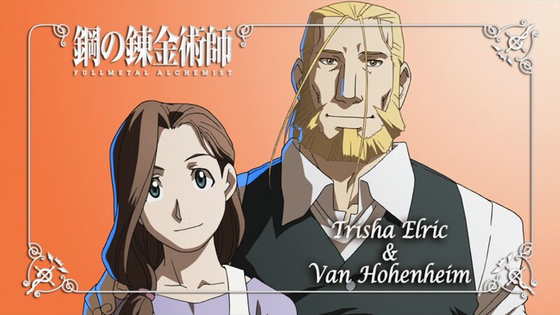 Trisha Elric and Van Hohenheim