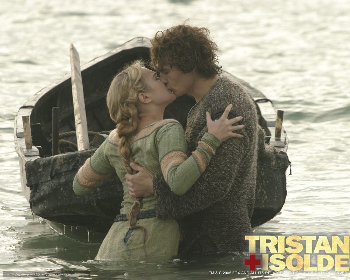 Tristan and Isolde kiss