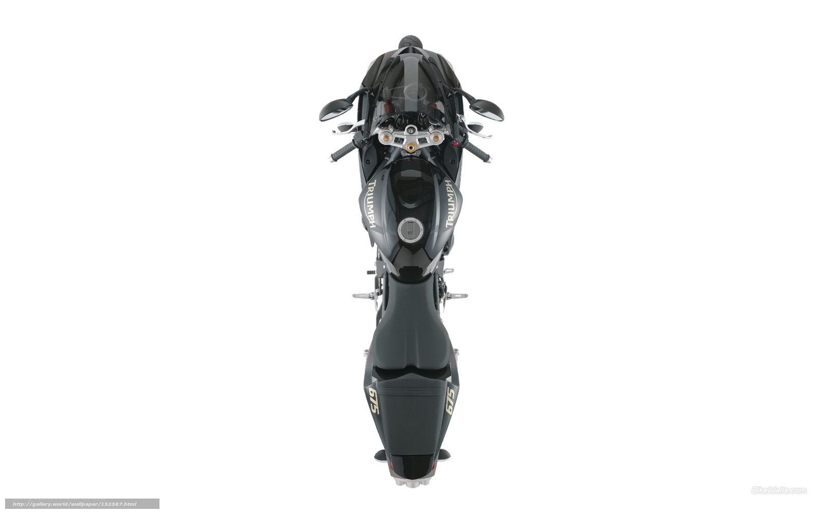 Triumph 675 motorcycle