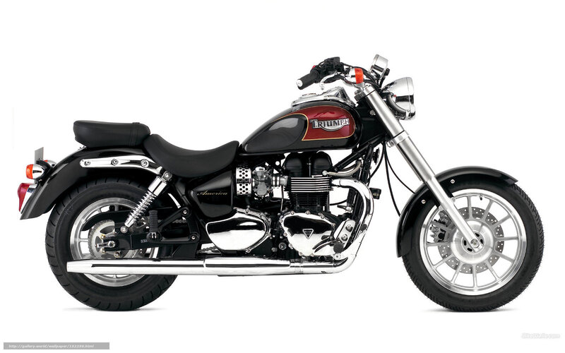 Triumph America motorcycle
