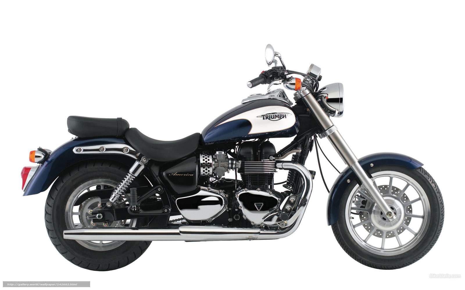 Triumph America motorcycle