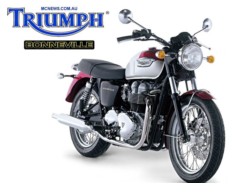 Triumph Bonneville Motorcycle — White, Neutral, Photograph