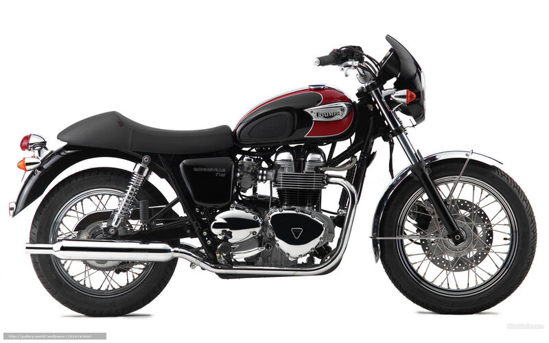Triumph Bonneville T100 motorcycle