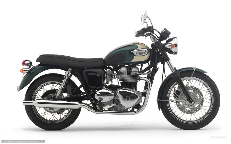 Triumph Bonneville T100 motorcycle